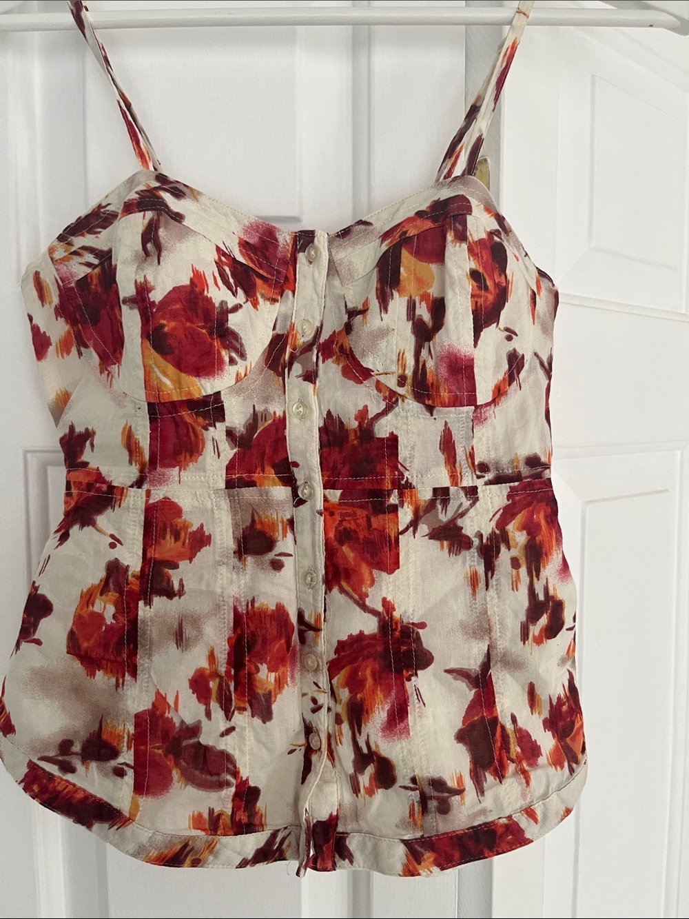 Lauren Conrad cotton floral top